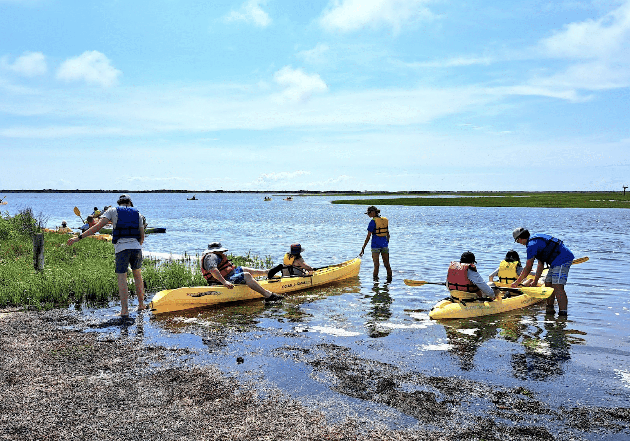 At Sedge Island, Species on the Edge Art & Essay Contest Winners Have a Blast Learning About Barnegat Bay